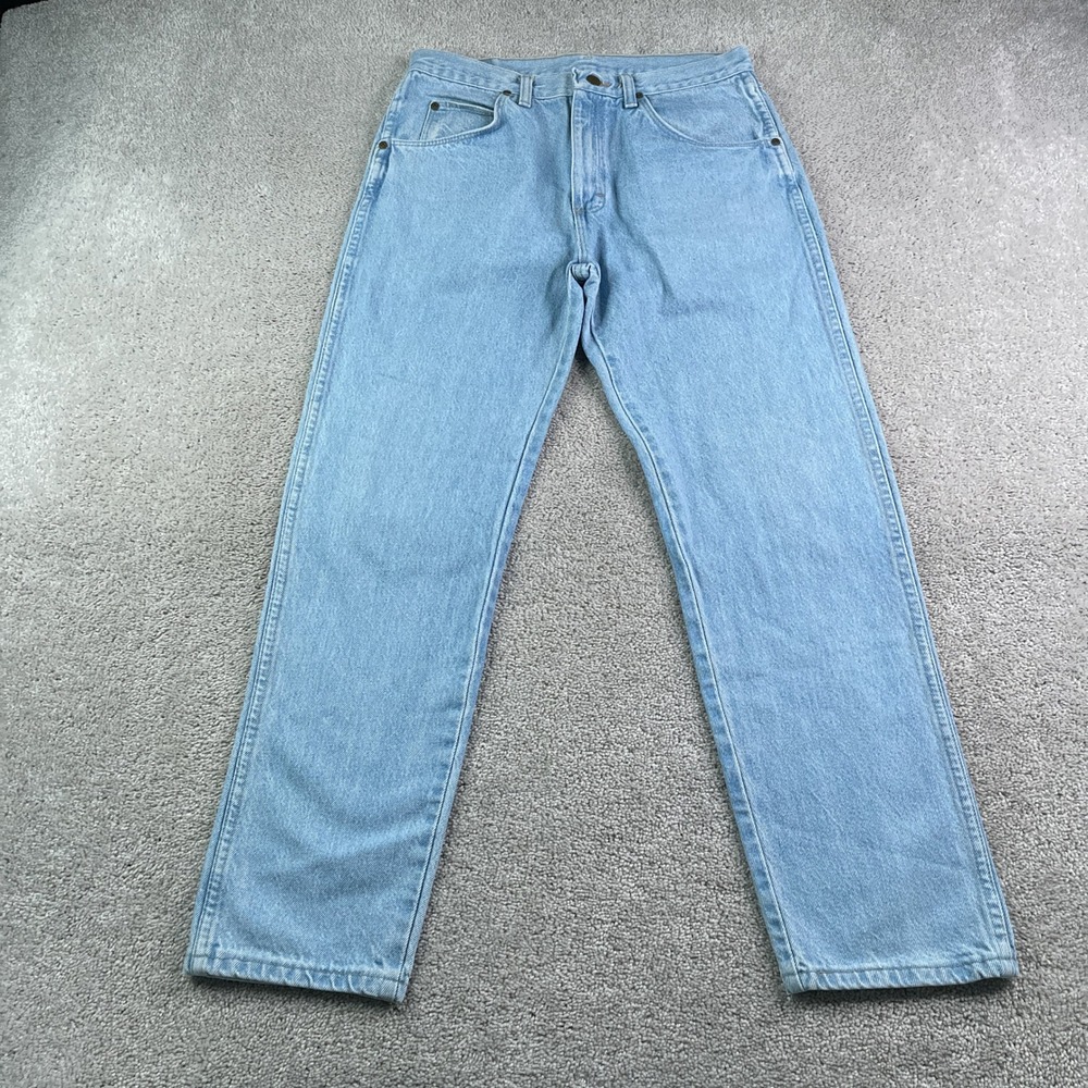 Vintage Wrangler Jeans Mens 33x30 (Fits 31x30) Straight Leg Denim Made in USA